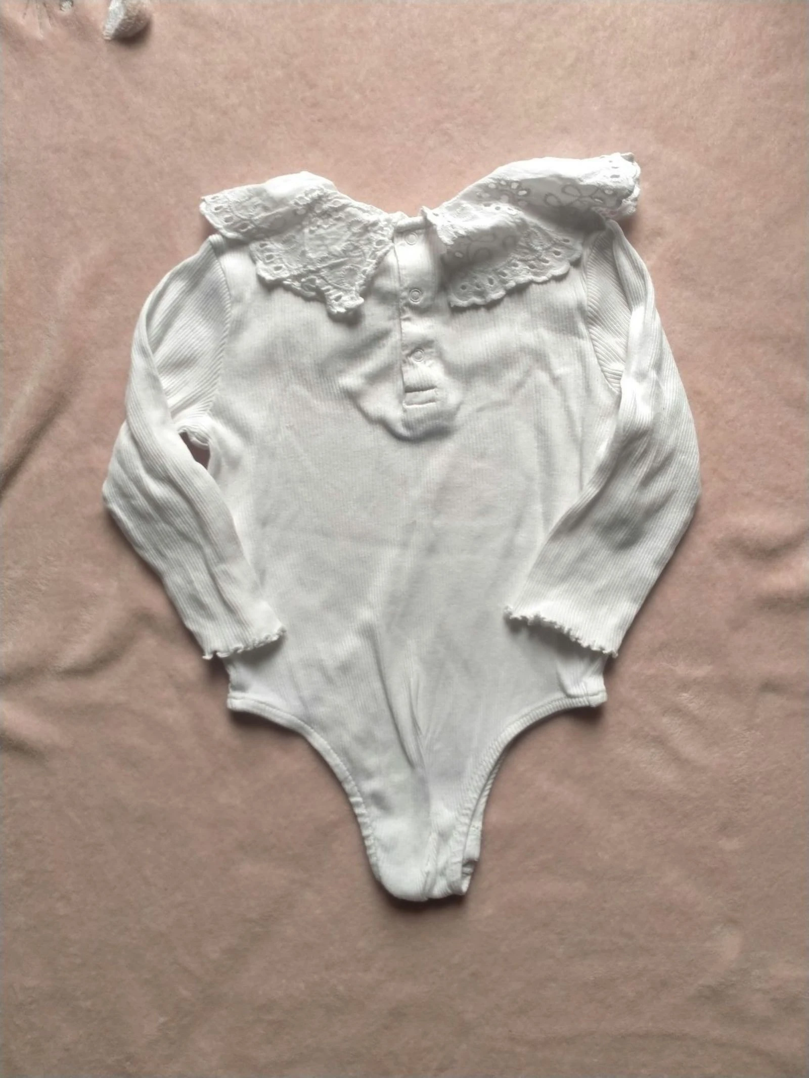 Disney Marie babybody wit met geborduurde kraag 18 maanden – photo 4